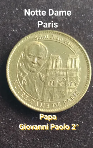 Medaglia Papi Francesco e Giovanni Paolo 2°