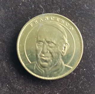 Medaglia Papi Francesco e Giovanni Paolo 2°