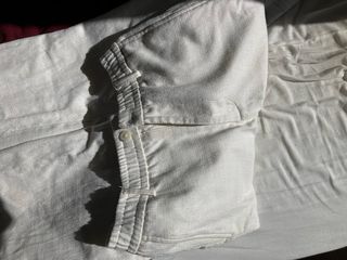 Pantalón Zara Beige Algodón/Sintético