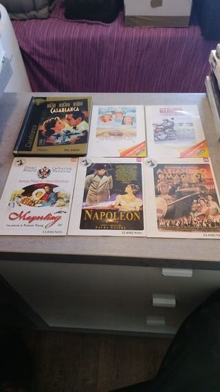 6 Películas DVD Clásicas. Precio por unidad.