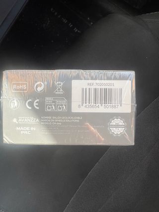 Baliza de emergencia sin abrir