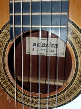 Guitarra Admira Málaga Flamenca
