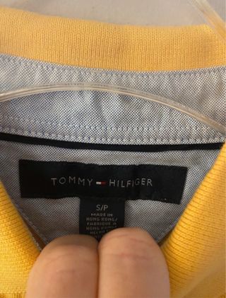 Polo Tommy Hilfiger Amarillo Hombre