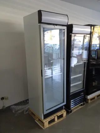 Armario Refrigeración/Congelador Inox/Cristal