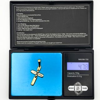 Colgante 18K, Cruz, 4.78gr