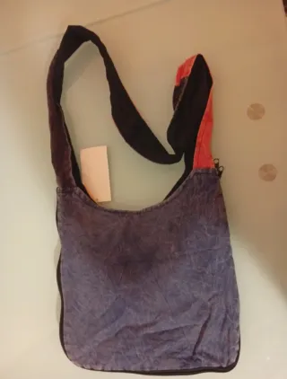 Bolso bandolera hippie patchwork,