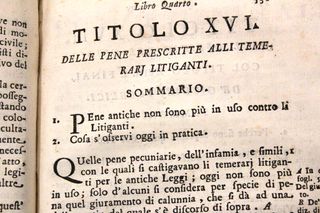 Antico Libro Diritto Istituta Civile + Manoscritto