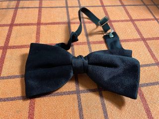 Pajarita Negra Ajustable Pre-anudada