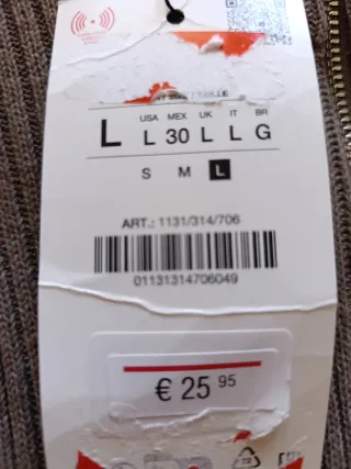 Jersey Zara Punto Mujer Talla L