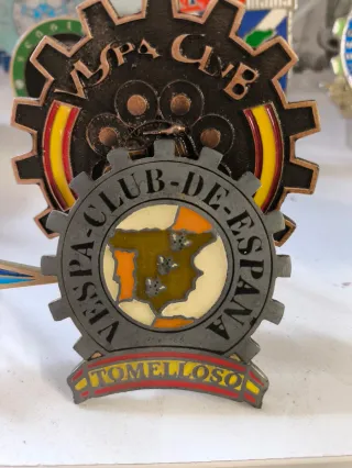 Chapa Vespa club España Tomelloso