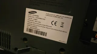 Televisión Samsung Negra