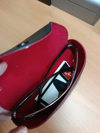 Gafas de sol Rayban vintage gris oscuro degradado