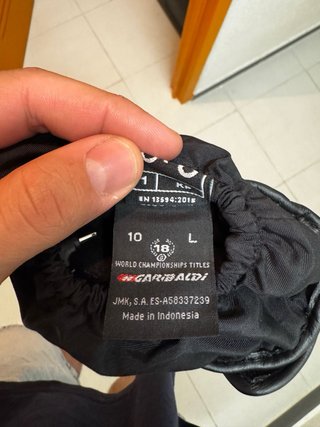 Guantes Garibaldi Moto Calefactables