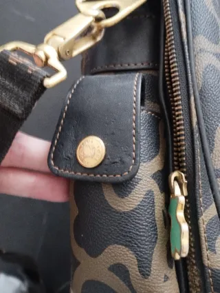 Bolso Maletín Tous Negro y Marrón