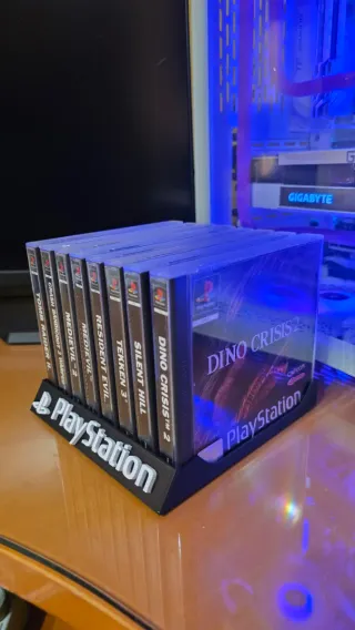 Soporte Expositor PlayStation PS1 NTSC