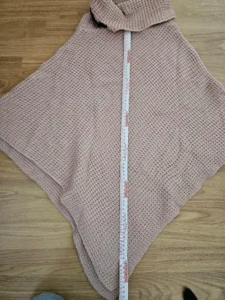 Poncho rosa claro