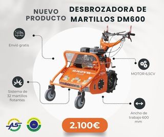 Desbrozadora Anova DM600 Martillos