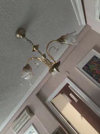 Dos lamparas para salón