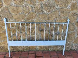 Cabecero de cama de matrimonio blanco IKEA