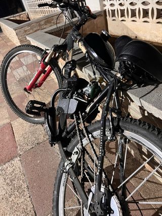 Bicimoto 80cc Negra y Roja