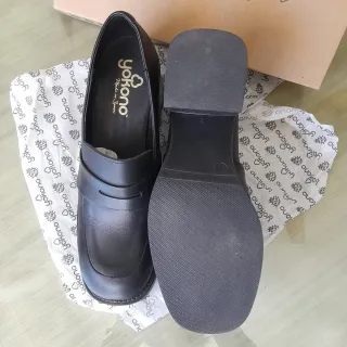 Mocasines Yokono tacón negros talla 39