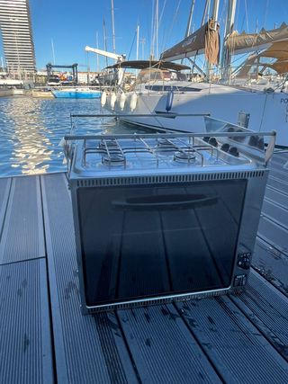 Cocina de gas para barco con horno