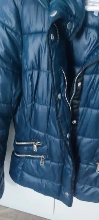 Plumas Zara Talla M Azul