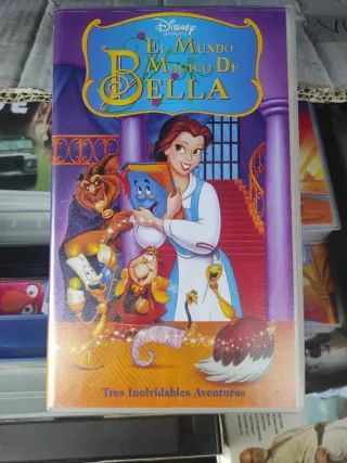 VHS El Mundo Mágico de Bella