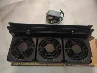 Lote acuario: calentador , ventilador y piedra