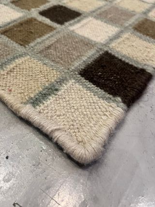 Tappeto Indiano in Lana e Cotone