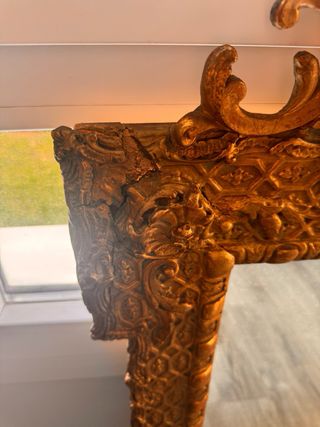 Espejo Antiguo Dorado Siglo XIX vendido Sofia