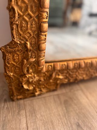 Espejo Antiguo Dorado Siglo XIX vendido Sofia