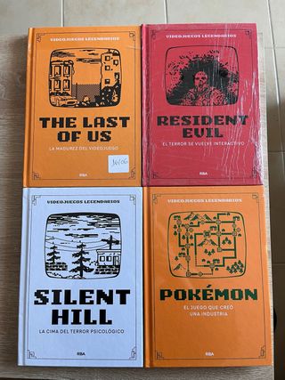Pack 4 Libros Videojuegos Legendarios RBA