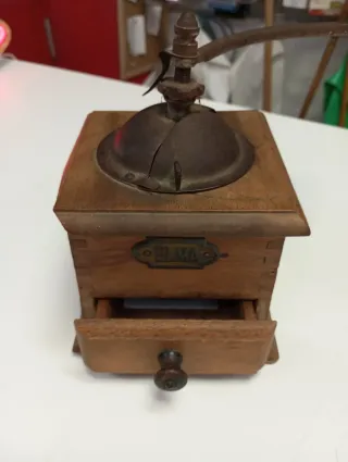 Antiguo Molinillo Café Madera ELMA