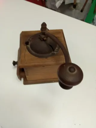 Antiguo Molinillo Café Madera ELMA