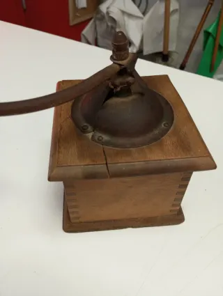 Antiguo Molinillo Café Madera ELMA