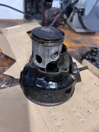 Cilindro Top negro Minarelli horizontal