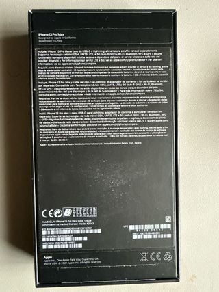 Scatola originale iPhone 13 Pro Max