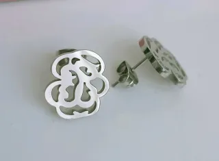 Conjunto Acero Pulido Collar y Pendientes