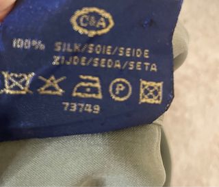 Chaqueta Sahariana Seda Verde Oliva