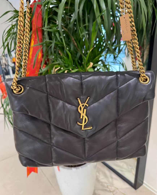 Bolso YSL Negro Piel Dorado