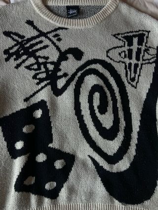 Maglione Nike x Stüssy Beige Nero