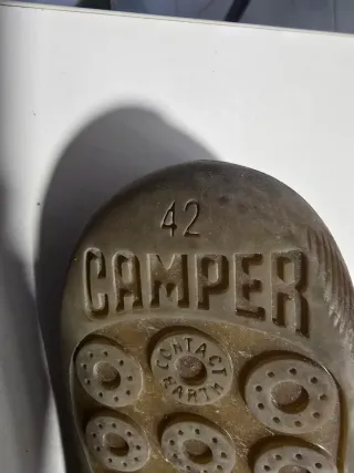 Zapatos Camper piel marron