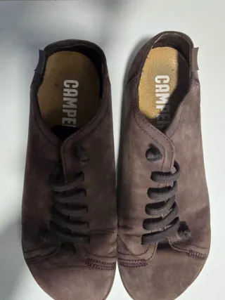 Zapatos Camper piel marron