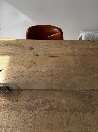Mesa de comedor madera y metal