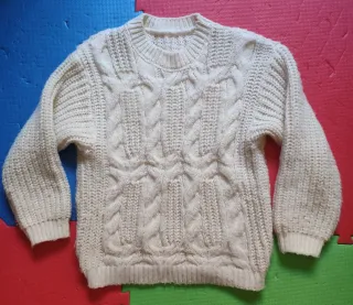 Jersey de mujer tejido trenzado