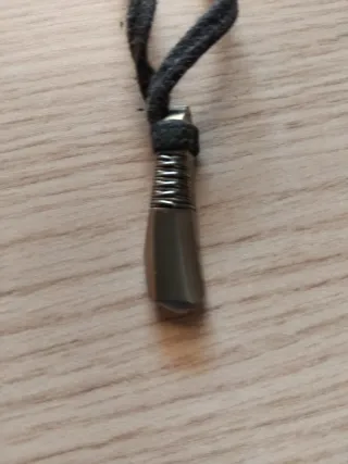 Colgante Hombre Breil Plata y Negro Nuevo