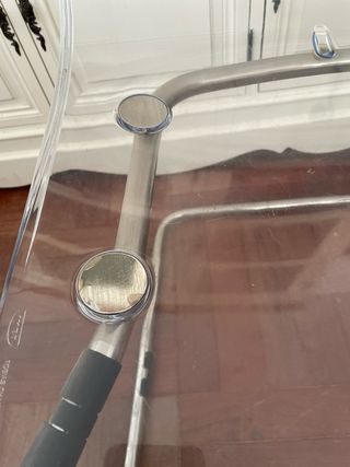 Silla IKEA Tobias Transparente Cromada