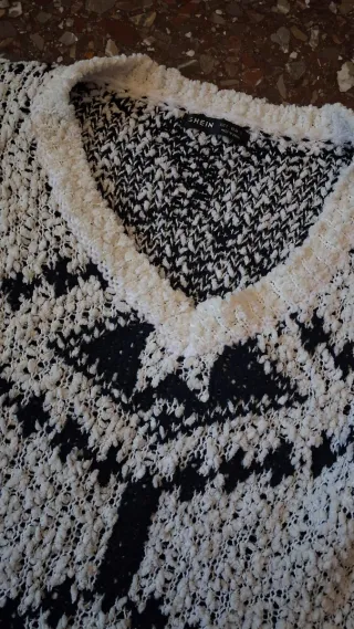 Jersey de punto con estampado geométrico