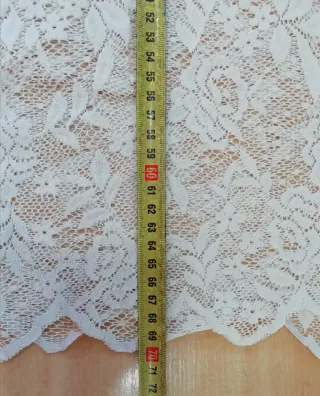 Camiseta nueva talla M nadadora de encaje beige